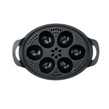 Cuiseur à œufs multifonctionnel à 6 compartiments, moule à œufs, qualité alimentaire, compatible avec TM5 et TM6
