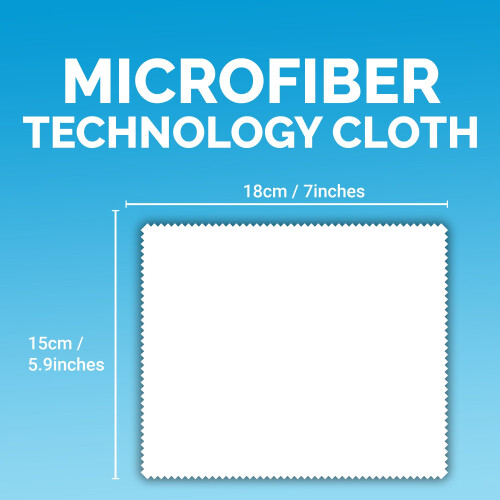 Microfiber Cleaning Cloths 6 Pack – 6x7 Inch Lint- 1
