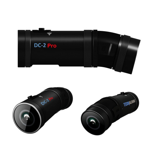 TECHALOGIC DC-2 Pro. Dual Lens Helmet Camera - Twi