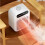Kojanyu White Ηλεκτρική μίνι θερμάστρα χώρου 1000W με ελεγχόμενη θερμοκρασία 3 ταχυτήτων 4