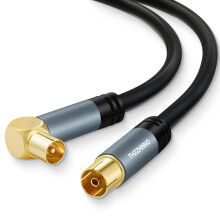 Thzzhnno TV Aerial RG6 Coaxial Cable Right Angle 5