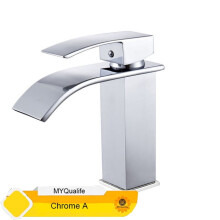 Robinet de baie cu cascadă neagră, lavoar, chiuvete, mixer, robinet cu apă rece și caldă, robinet de baie cu o singură gaură, macara