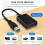 USB to HDMI Adapter, Type 3.0 to HD Cable Converte 4