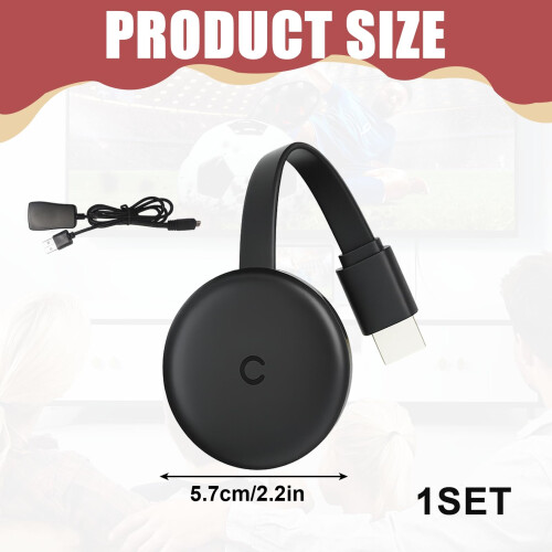 Chromecast, Chromecast Device for TV 4K, HD Wirele 1