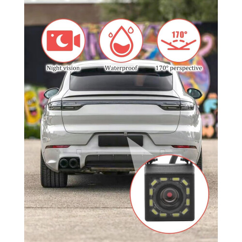HD 1080P Reversing Camera with 6M Video Cable 170 2