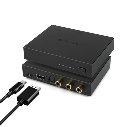 SMSL PS100 ES9023 HiFi Home Audio DAC, Multifuncti