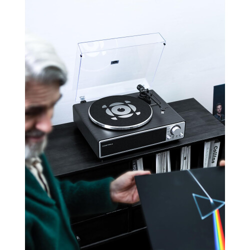 Qlearsoul ONE-Q All-in-one Vinyl Record Player wit 2