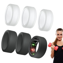 6Pcs Ring Protector Skin-Friendly Silicone Gym Rin