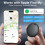 GPS Tracker Tag for Vehicles Work with Apple Find 2