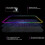 Mousepad Gamer Grande RGB Summercome (31,5 x 11,8 polegadas), LED suave e estendido, base de borracha antiderrapante, resistente à água, 4