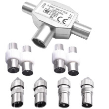 CSLGDMAI TV Aerial Splitter 2 Way, Coaxial TV Ante