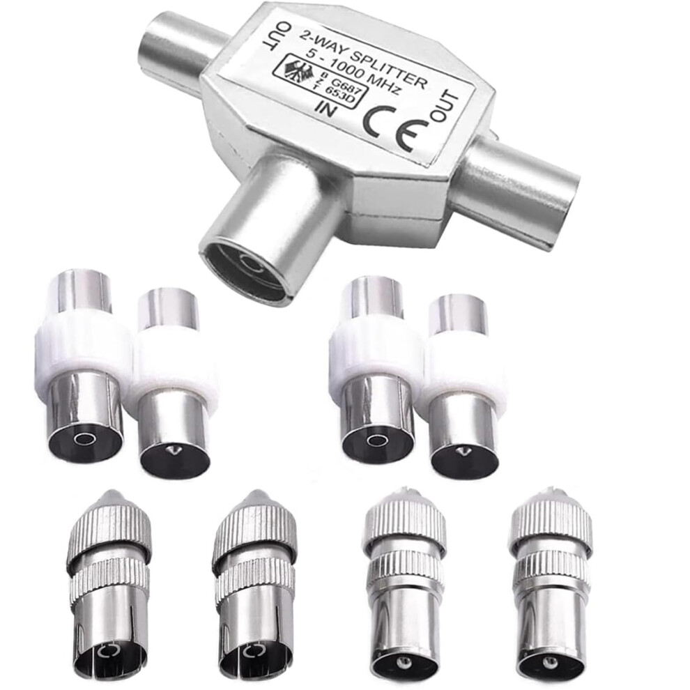 Cslgdmai Tv Aerial Splitter 2 Way, Coaxial Tv Ante 40331812