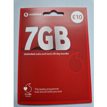 Vodafone UK 2G 3G 4G 5G Multi Size SIM Card - Pay