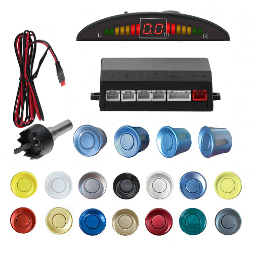 SANDETOUN Parking Sensor Kit Backup Sensor Kit Rev