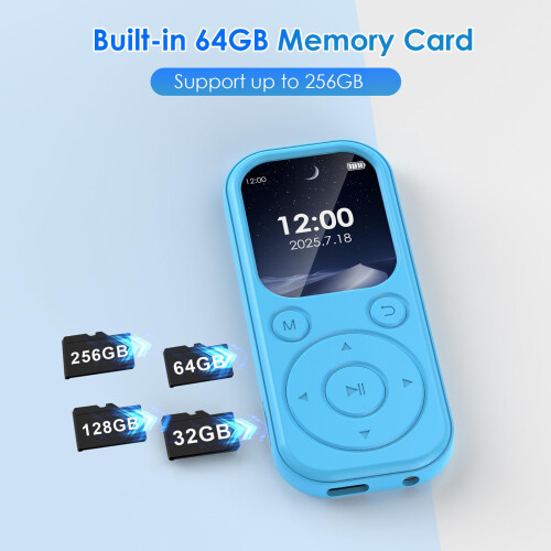 Olycism 64GB MP3 Player with Bluetooth MP3 Player 2
