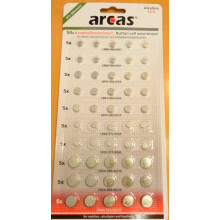 50PC BATTERIES SET WATCHES/ RADIOS/ CAMERAS/ REMOT