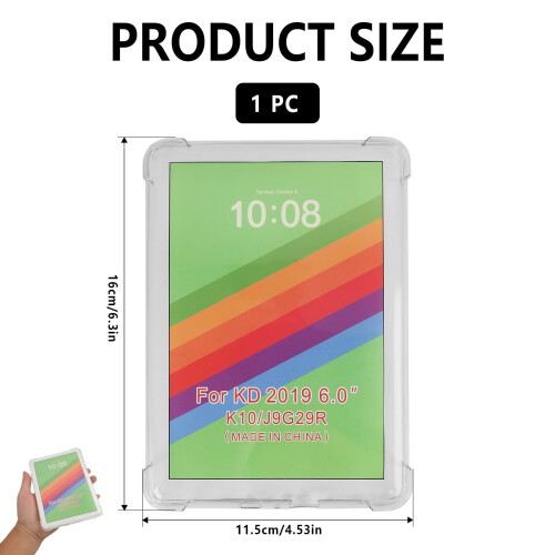 Clear Protective Case for 6" Kindle 10th Generatio 1