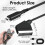 Fascetta Scart to Hdmi Converter with Usb Power Ca 4