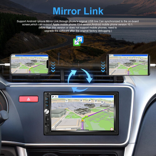 Rimoody Double Din Carplay Car Stereo Android Auto 2