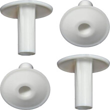 1STec 4 x White Single RG6 Coaxial Freeview Coax T