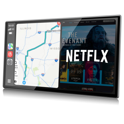 LAMTTO Net-flix Carplay, 3 in 1 Android Auto Scree
