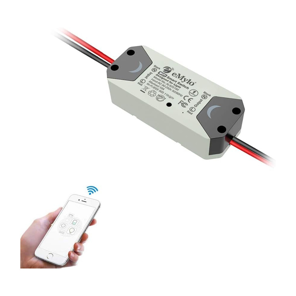 Smart Home Automation Relay Module, Wireless Relay Switch With Voice Control And Timer And Schedule Functions, App Remote Control Enabled For Wifi 9340959067299