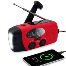 Emergency Hand Crank Weather Radio, AM/FM NOAA Por