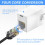 BT Telephone Line Adapter RJ11 Socket Female Jack 3
