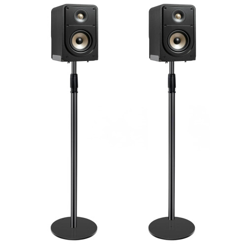 Adjustable Height Speaker Stands (Extends 79cm to