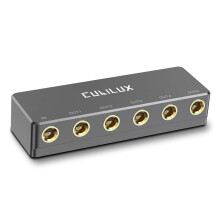 Cubilux 5-Way Quarter Inch Signal Splitter, Passiv