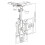Beetronic 19 to 43" TV Ceiling Mount Bracket Fold 3