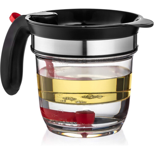 Lean Sauces Made Easy with Fat Separator, Easy Drip Feature for Seamless Fat Removal 2
