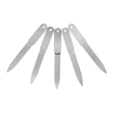 5pcs DoubleSided Stainless Steel Nail Files for Natural Nails with Reinforced Welded Joints