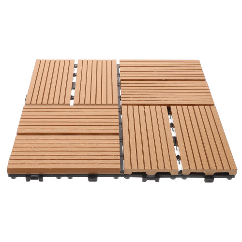 5Pièces Carrelage Patio Durable Marron Pour Balcon Jardin