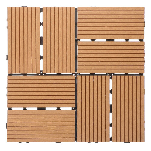 5Pièces Carrelage Patio Durable Marron Pour Balcon Jardin 1