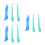3Ensembles Foil Copper Main Vitrail Double Taille Pour Verre 4
