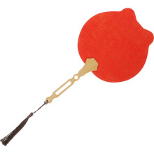 1Pièces Éventail Main Rouge Bois-Papier Chat Déco DIY Graffiti Enfant