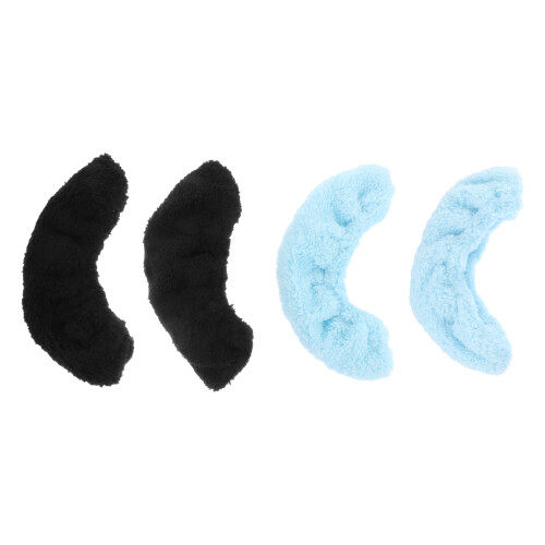 2Paires Manchons Lames Protection Robuste Polyester Colorés