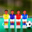 8 Pièces Figures De Football De Table Joueurs Remplacement Accessoires 10