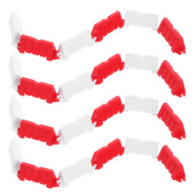 100Pièces Barrières De Course Rc ABS Colorées Pour Décor Piste DIY