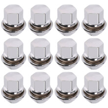 20Pièces Écrous De Roue En Alliage D'aluminium Argentés Pour