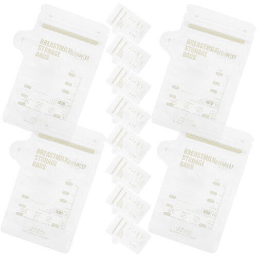 30Pièces Pochettes De Lait Transparentes Compactes Solides