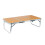 1Ensemble Petite Table Camping Pliable Robuste Aluminium Bambou 1