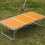 1Ensemble Petite Table Camping Pliable Robuste Aluminium Bambou 4