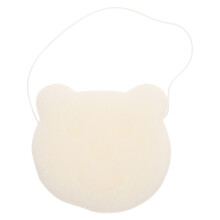 Éponge Douce Muslin Blanche Pour Bain Enfant Et