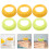 30Pièces Accessoires Bébé Anneaux Plastic Sécurisés Anti- 10