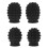 4Pièces Protections Baguettes Silicone Noires Élasticité Et Silence 1