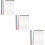 18Pièces Kit Extensions Tinsel Paillettes Variées 11
