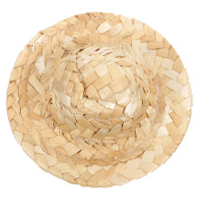 2Pièces Mini Chapeaux Tressés Bambou DIY Pour Enfants Activités Craft