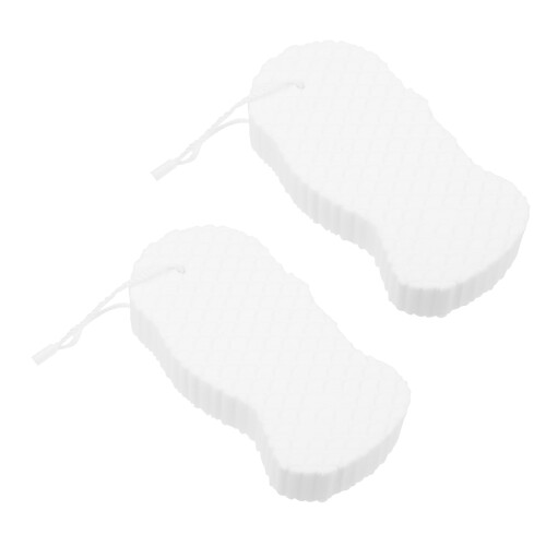 2Pièces Éponge De Douche Pva Confortable Et Durable